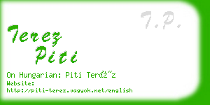 terez piti business card